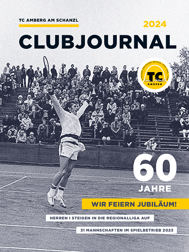 Schwarz Weiß Bild der Meistermannschaft TC Amberg am Schanzl